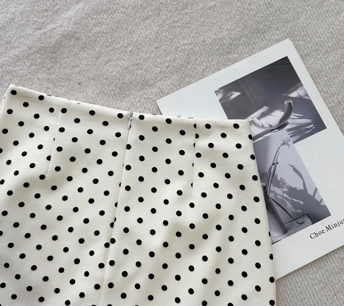 Polka Dot A-Line Skirt