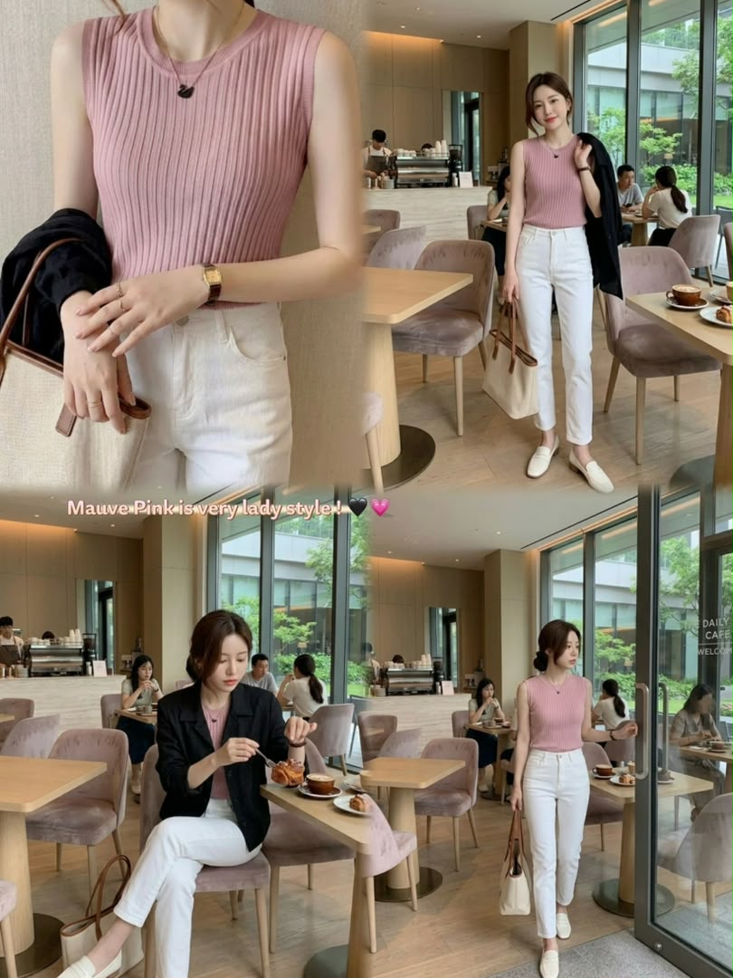Round Neck Knitted Vest