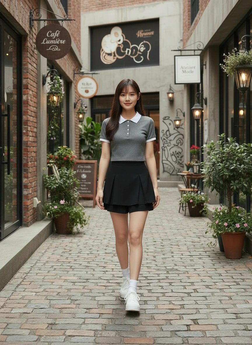 Yumi Pleated Double Layer Pants