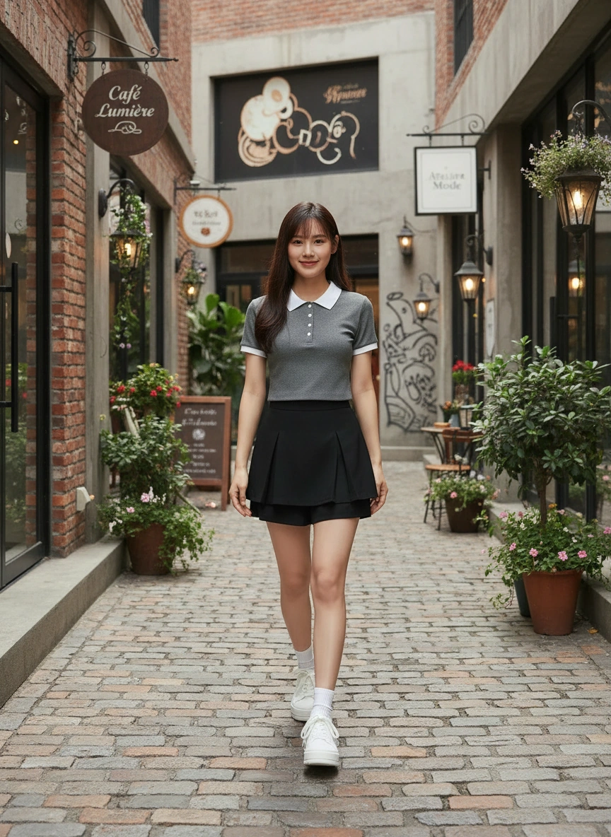 Yumi Pleated Double Layer Pants