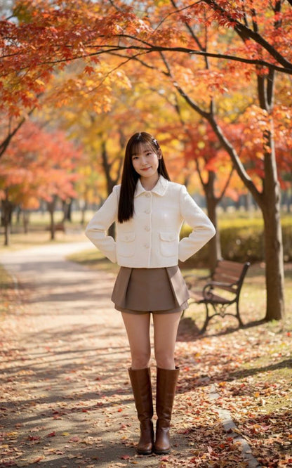 Yumi Pleated Double Layer Pants