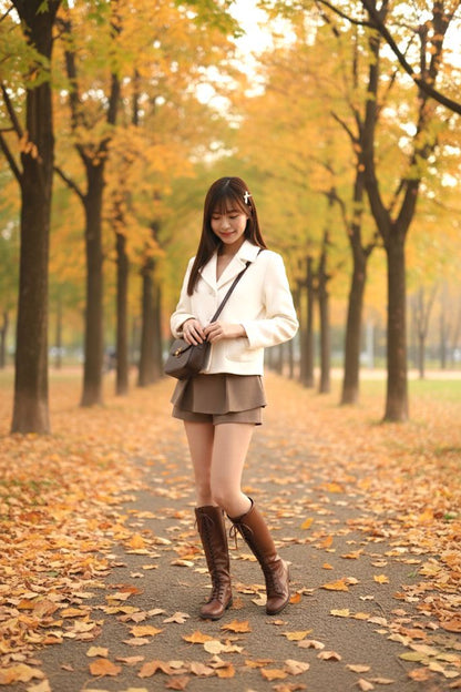 Yumi Pleated Double Layer Pants
