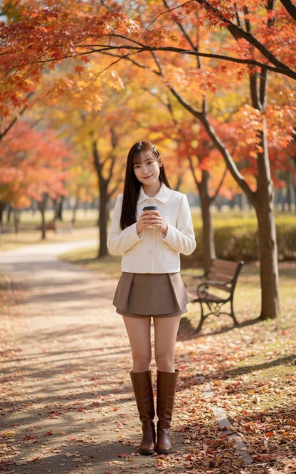 Yumi Pleated Double Layer Pants