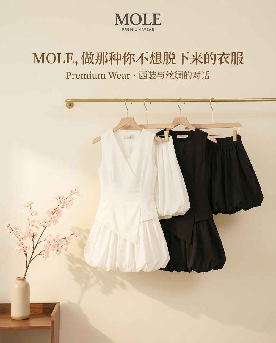Angelica Vest Silk Bud Skirt Set
